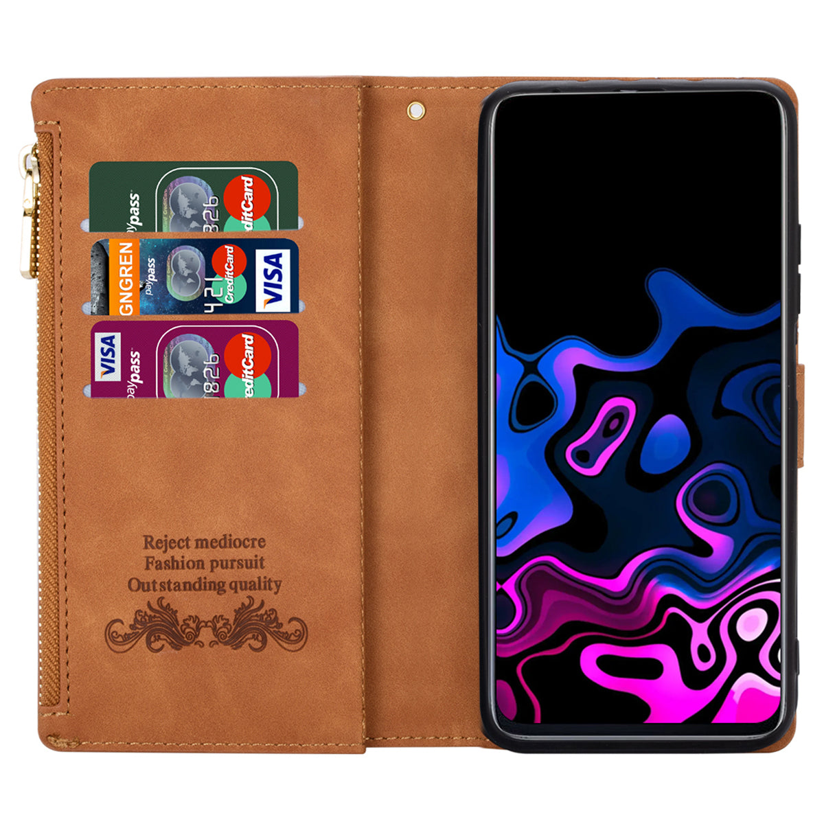 For Samsung Galaxy A25 5G (Global) (161.0 x 76.5 x 8.3mm) Leather Case Color Splicing Wallet Cover