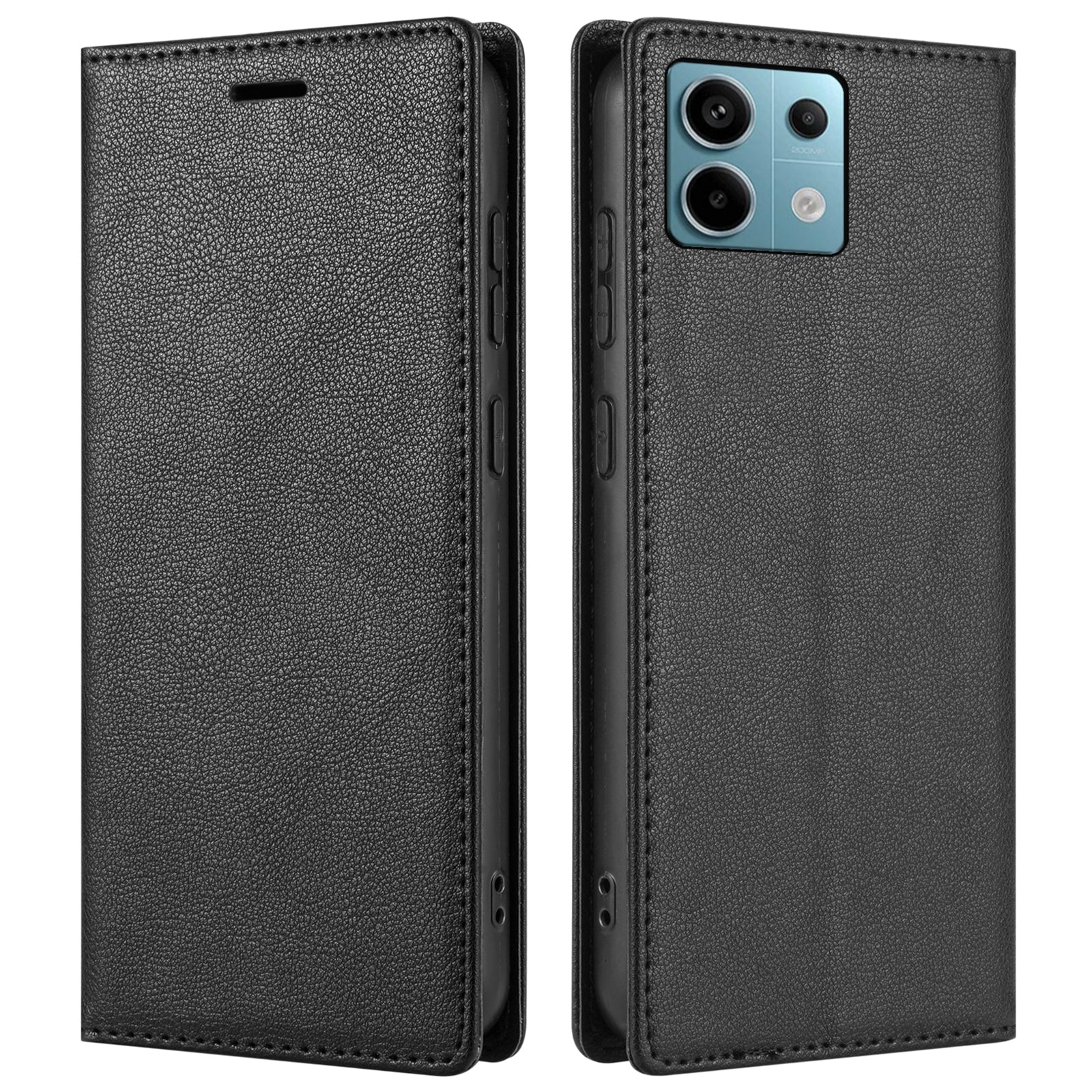 BKS-001 For Xiaomi Redmi Note 13 Pro 5G / Poco X6 5G Magnetic Phone Case Bump Proof Leather Cover