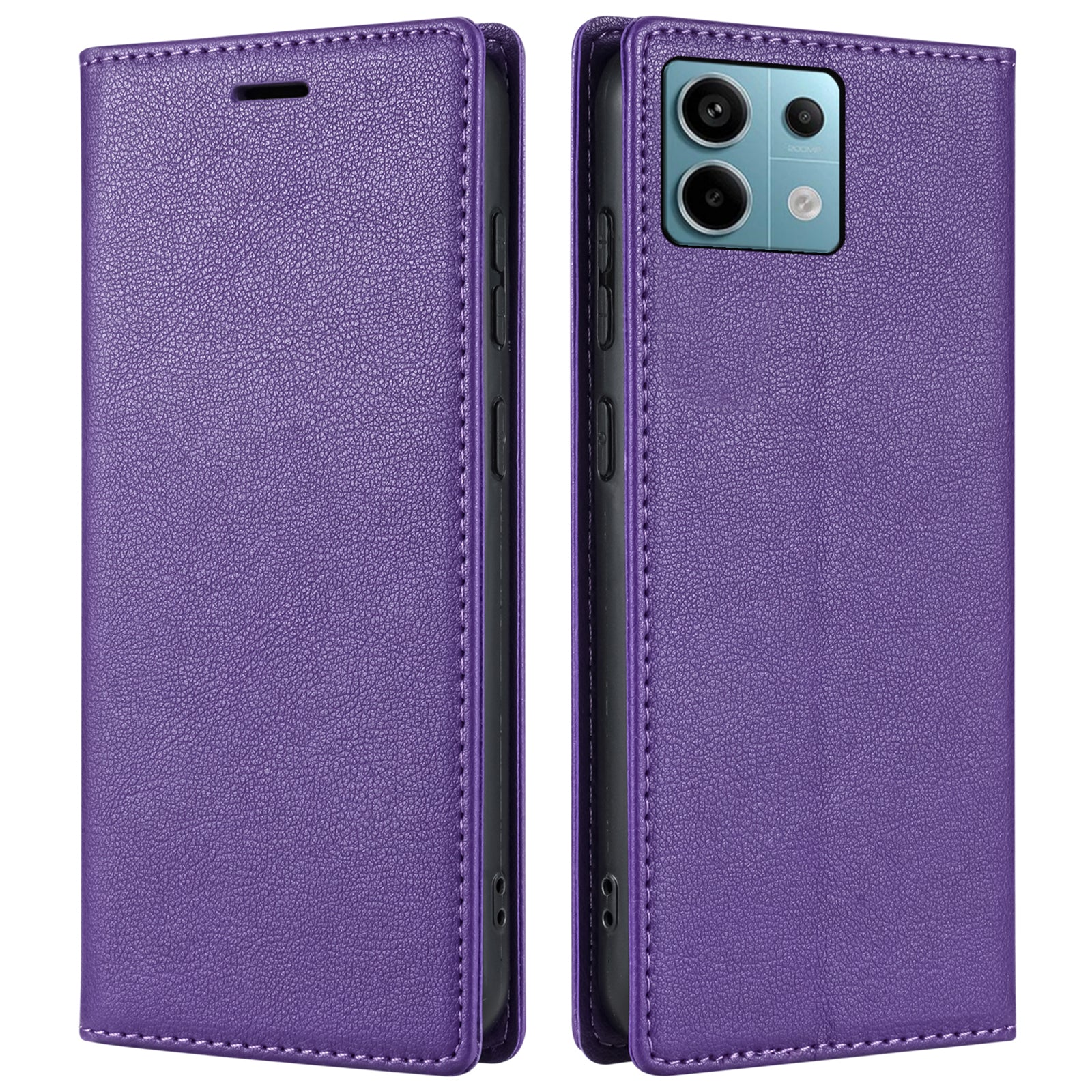 BKS-001 For Xiaomi Redmi Note 13 Pro 5G / Poco X6 5G Magnetic Phone Case Bump Proof Leather Cover