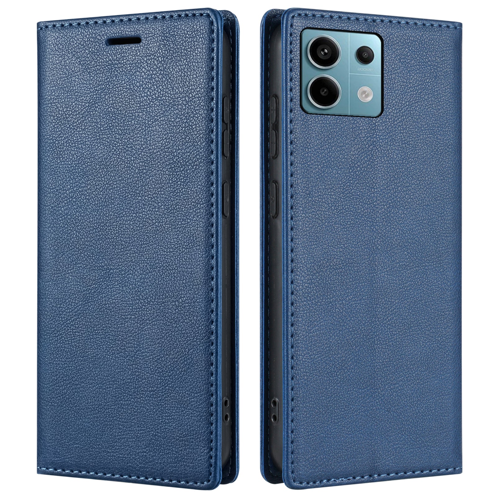 BKS-001 For Xiaomi Redmi Note 13 5G Case Drop-resistant Leather Cover with Magnetic Closure