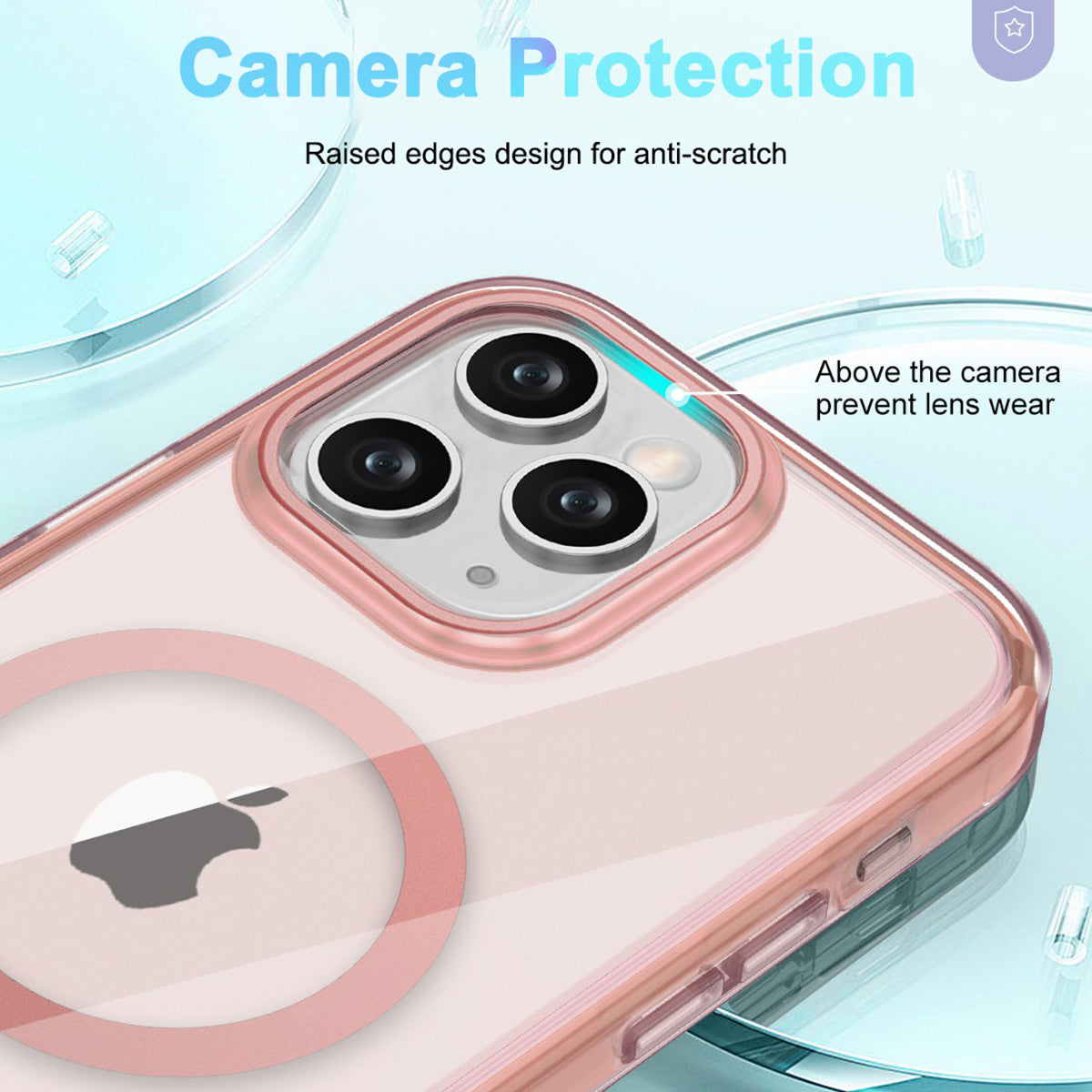 For iPhone 11 Pro Max Case Compatible with MagSafe Front / Back Full Protection Clear Phone Case