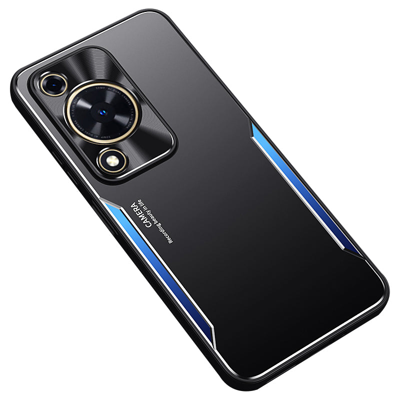 For Huawei Enjoy 70 4G / nova Y72 4G Back Case Aluminium Alloy+TPU Anti-scratch Phone Protective Cover