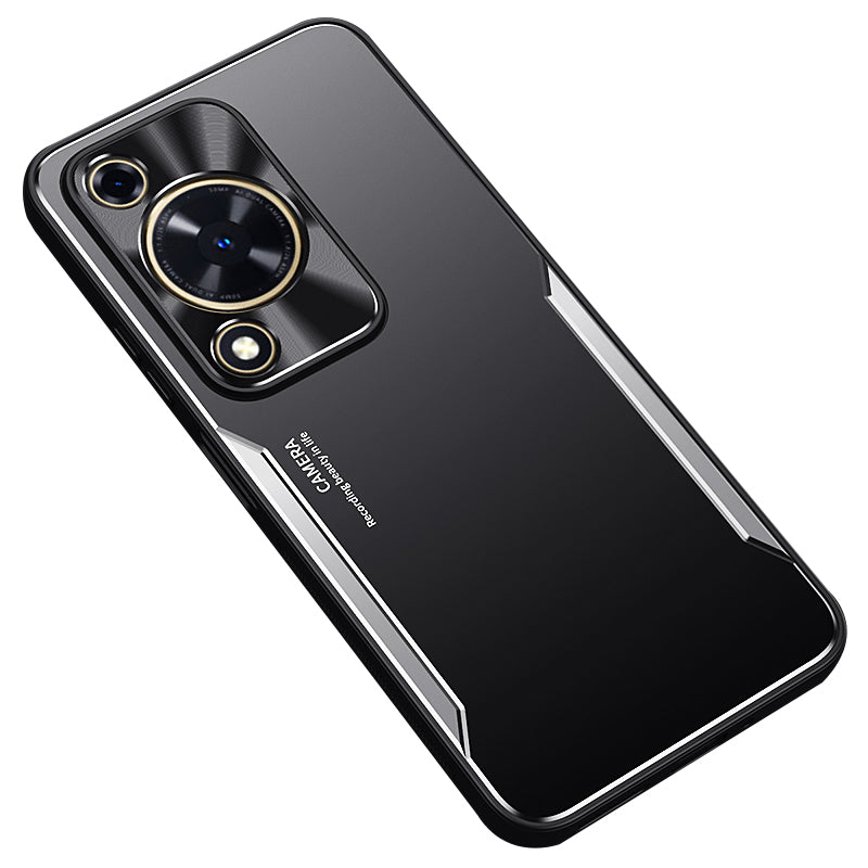 For Huawei Enjoy 70 4G / nova Y72 4G Back Case Aluminium Alloy+TPU Anti-scratch Phone Protective Cover