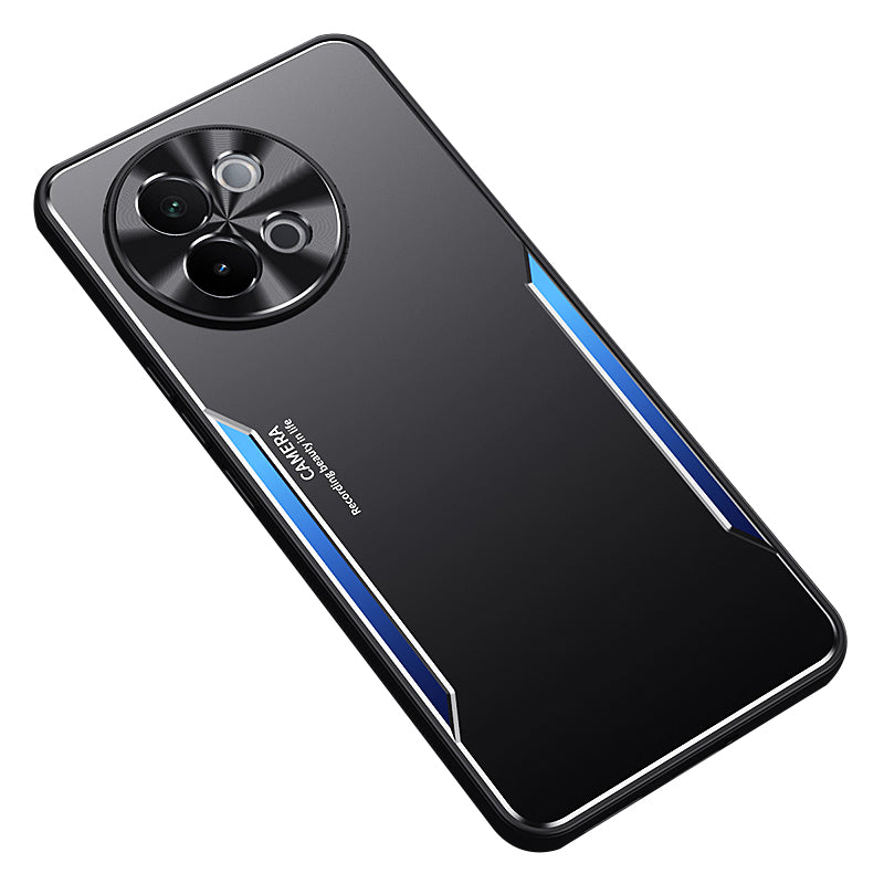 For vivo S18e 5G Case Comfort Grip Aluminium Alloy+TPU Phone Cover