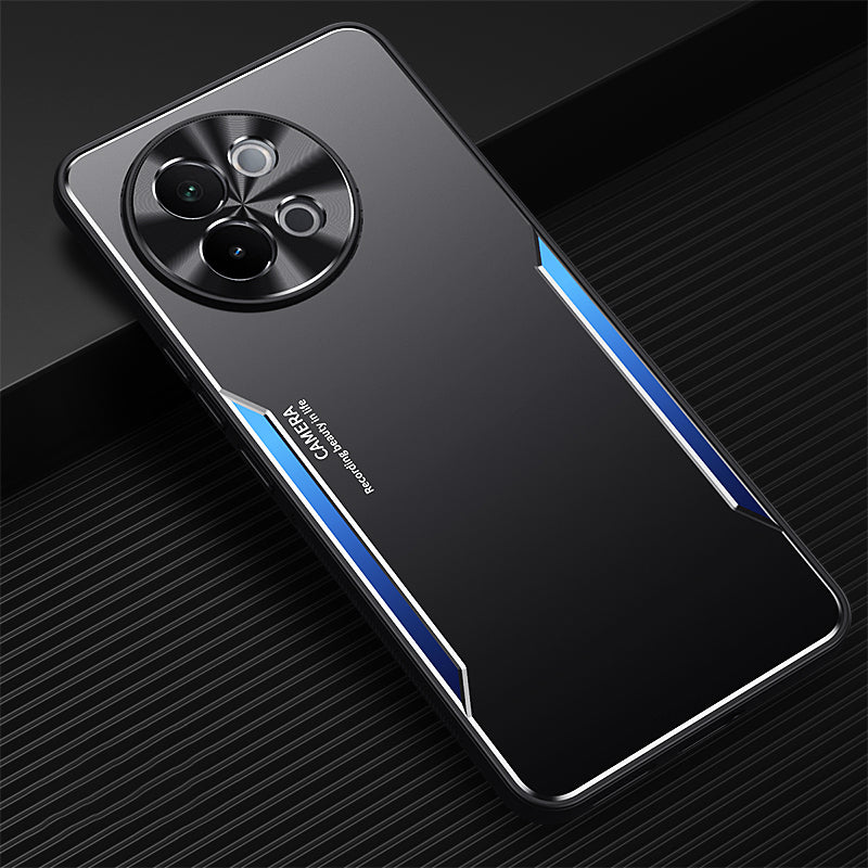 For vivo S18e 5G Case Comfort Grip Aluminium Alloy+TPU Phone Cover