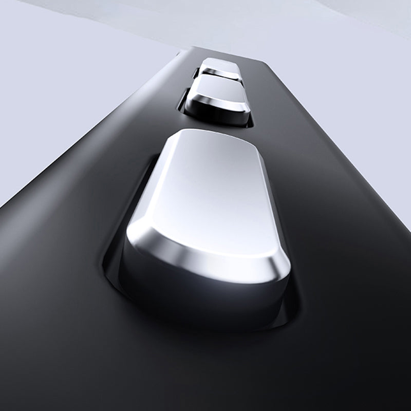 For Samsung Galaxy S24+ Clear Case Magnetic TPU+PC+Metal Phone Cover with Rotary Kickstand