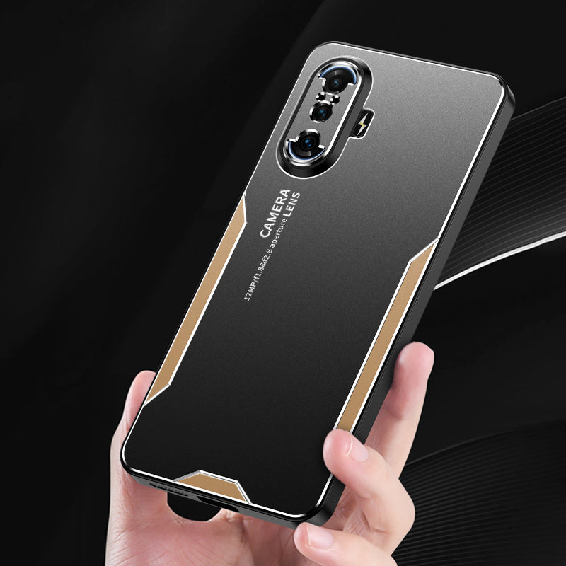 For Xiaomi Redmi K40 Gaming Case Aluminium Alloy+PC+TPU Matte Phone Cover