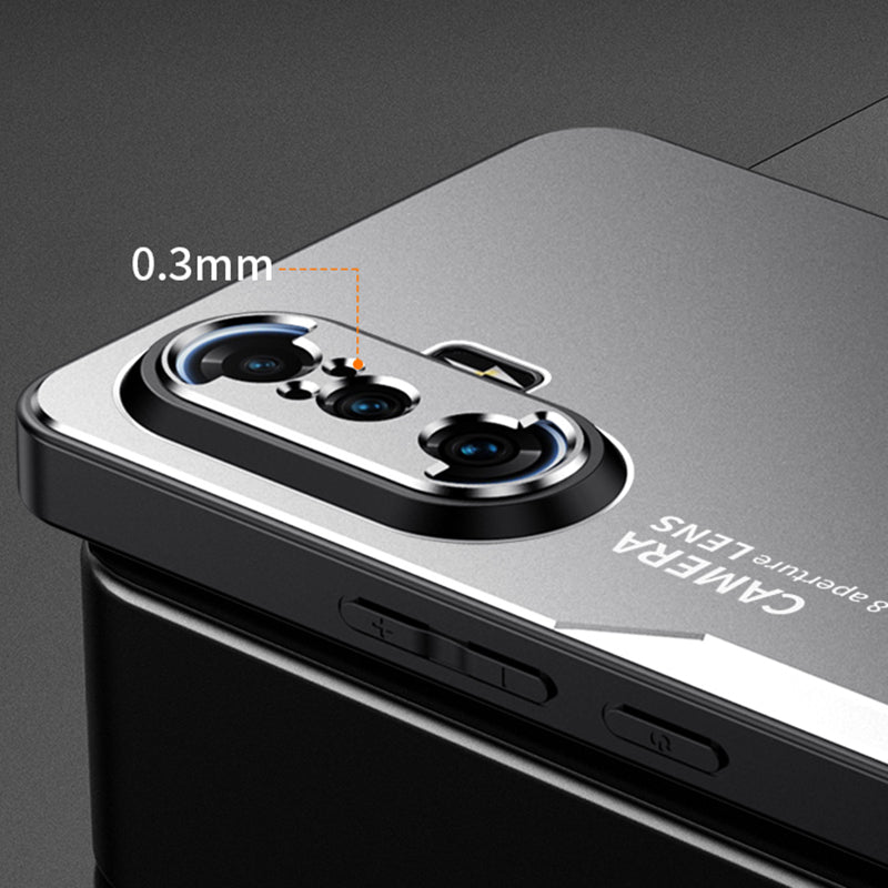 For Xiaomi Redmi K40 Gaming Case Aluminium Alloy+PC+TPU Matte Phone Cover