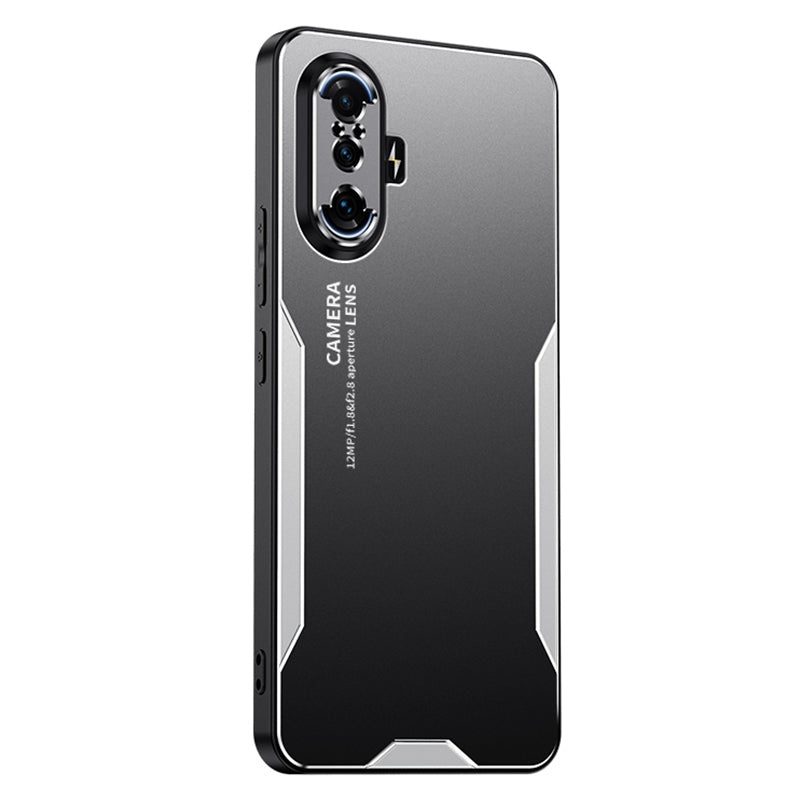 For Xiaomi Redmi K40 Gaming Case Aluminium Alloy+PC+TPU Matte Phone Cover