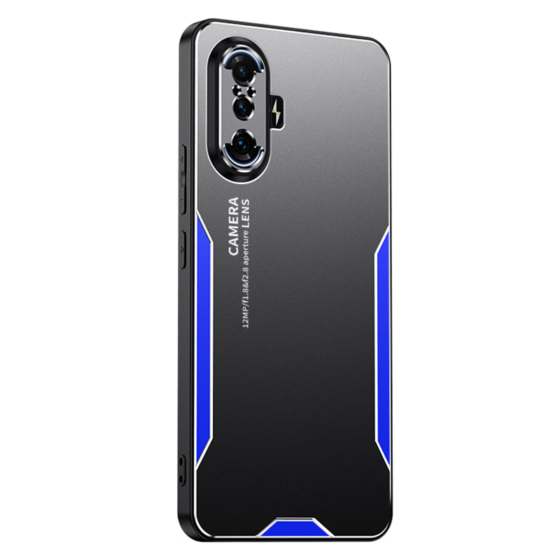 For Xiaomi Redmi K40 Gaming Case Aluminium Alloy+PC+TPU Matte Phone Cover