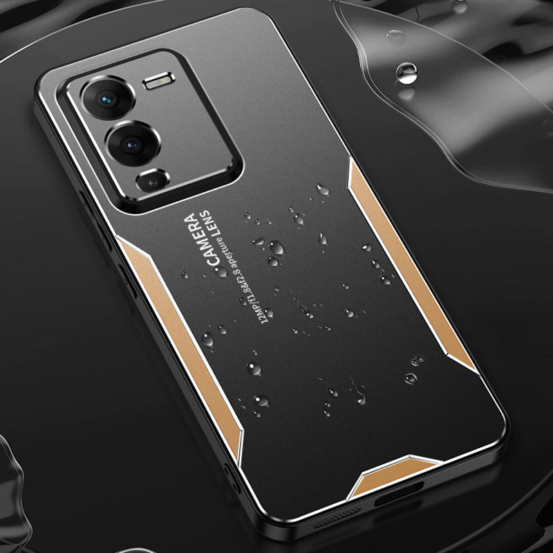 For vivo S15 5G Case Aluminium Alloy+TPU+PC Slim Phone Back Cover