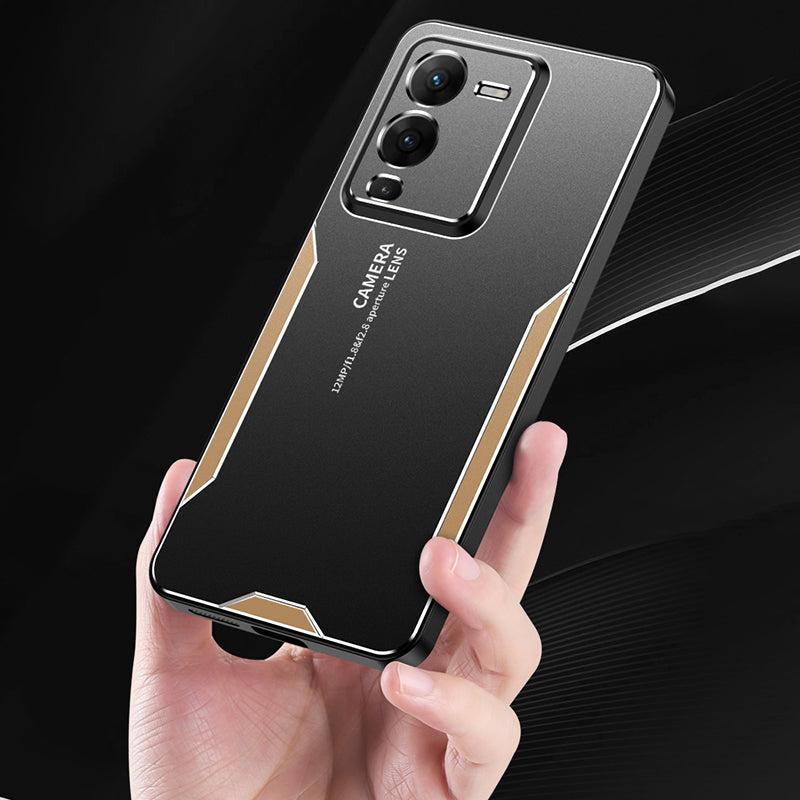 For vivo S15 5G Case Aluminium Alloy+TPU+PC Slim Phone Back Cover