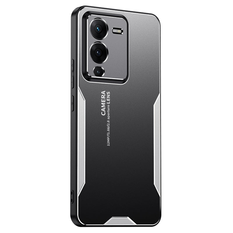 For vivo S15 5G Case Aluminium Alloy+TPU+PC Slim Phone Back Cover