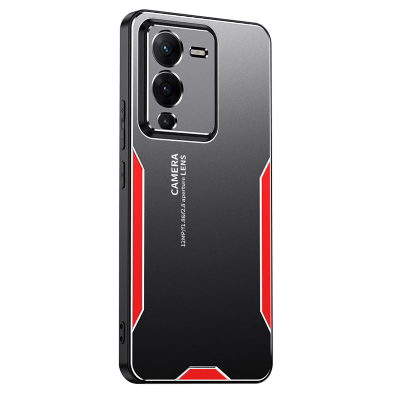 For vivo S15 5G Case Aluminium Alloy+TPU+PC Slim Phone Back Cover