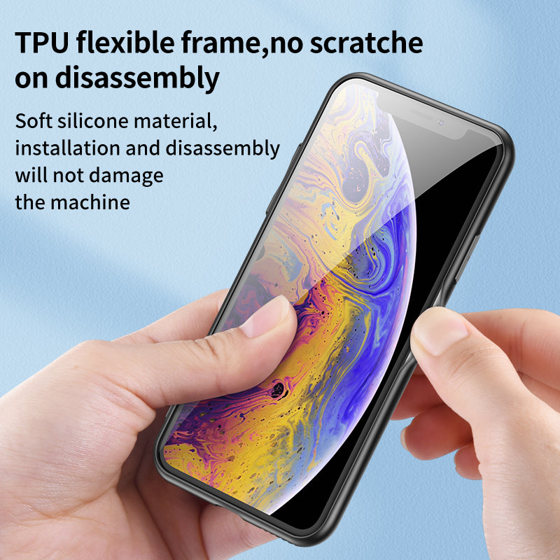 For Xiaomi Redmi Note 13 Pro 4G / Poco M6 Pro 4G Case Kickstand Tempered Glass Back Cover