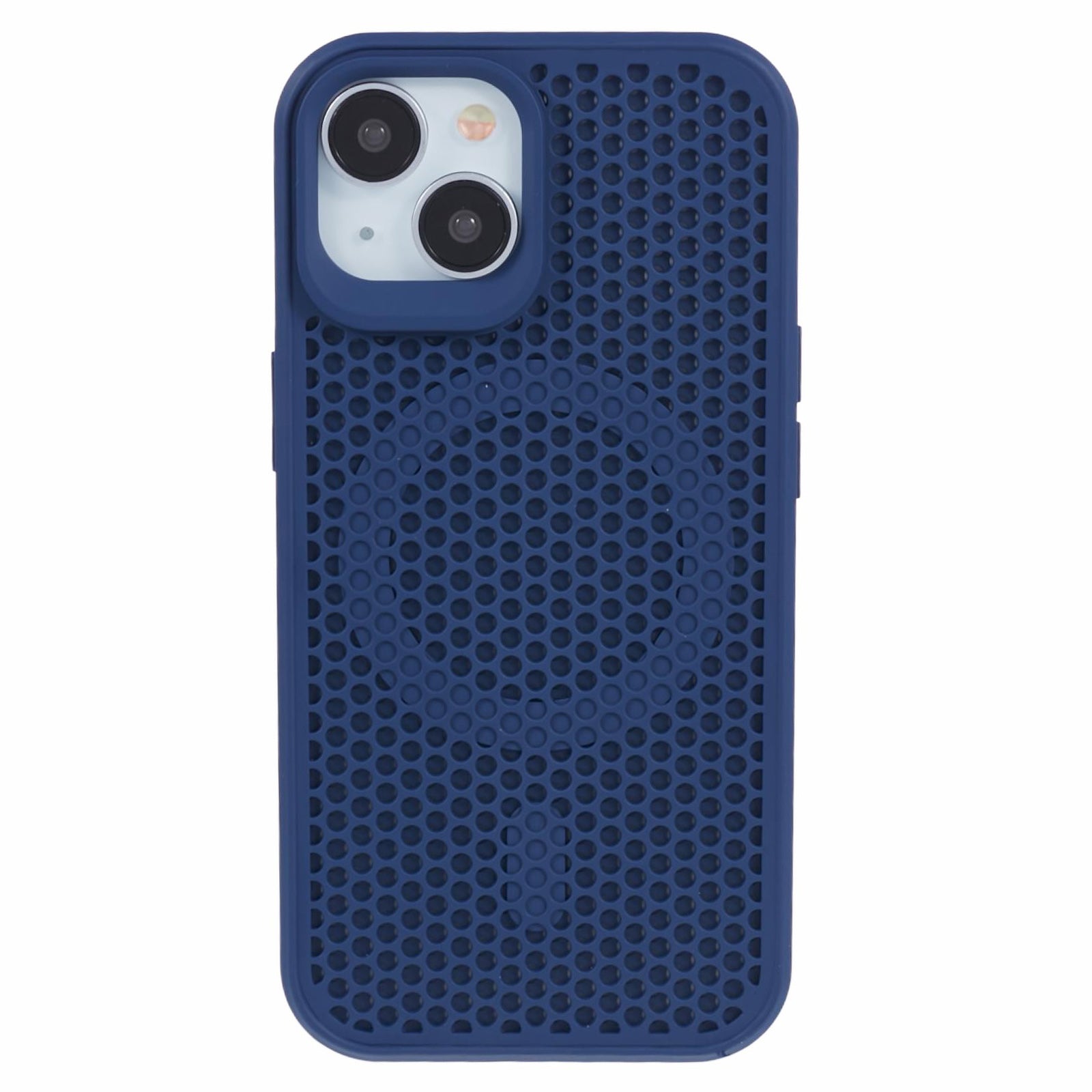 SJ Series for iPhone 15 Case TPU+Acrylic Magnetic Phone Protector Hollow Breathable Phone Cover