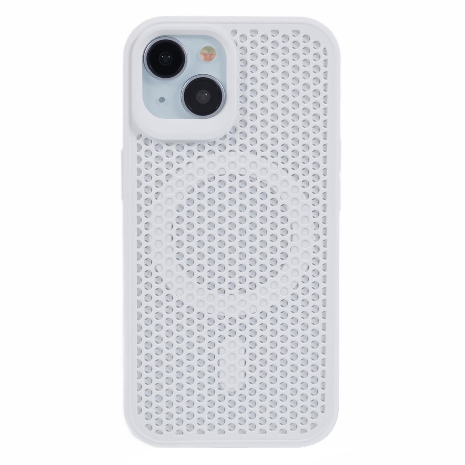 SJ Series for iPhone 13 6.1 inch Cell Phone Cover TPU+Acrylic Magnetic Phone Shell Hollow Heat Dissipation