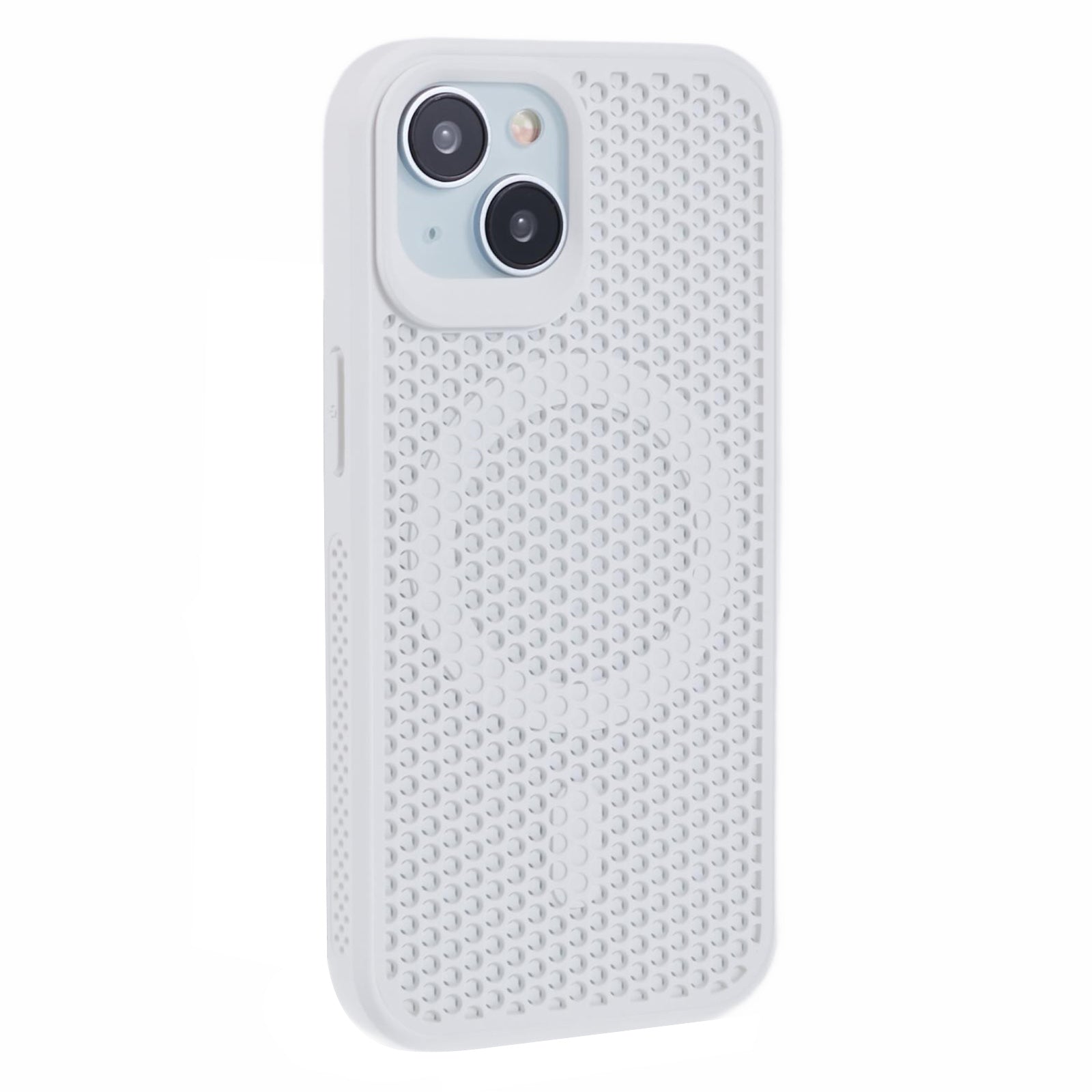 SJ Series for iPhone 13 6.1 inch Cell Phone Cover TPU+Acrylic Magnetic Phone Shell Hollow Heat Dissipation
