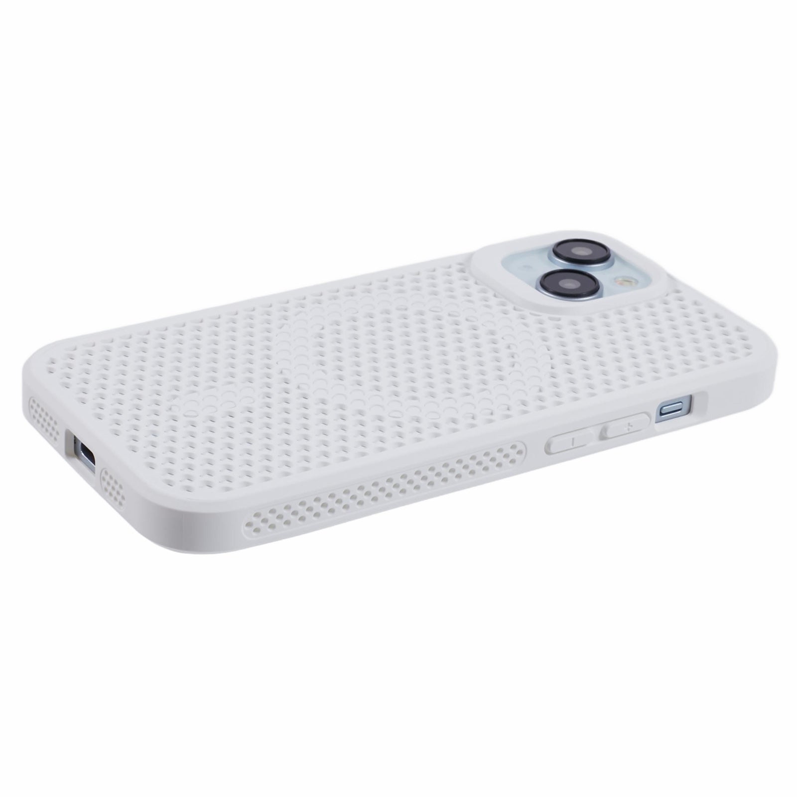 SJ Series for iPhone 13 6.1 inch Cell Phone Cover TPU+Acrylic Magnetic Phone Shell Hollow Heat Dissipation