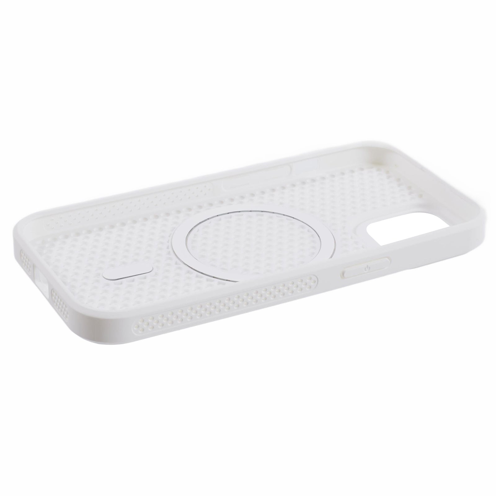 SJ Series for iPhone 13 6.1 inch Cell Phone Cover TPU+Acrylic Magnetic Phone Shell Hollow Heat Dissipation