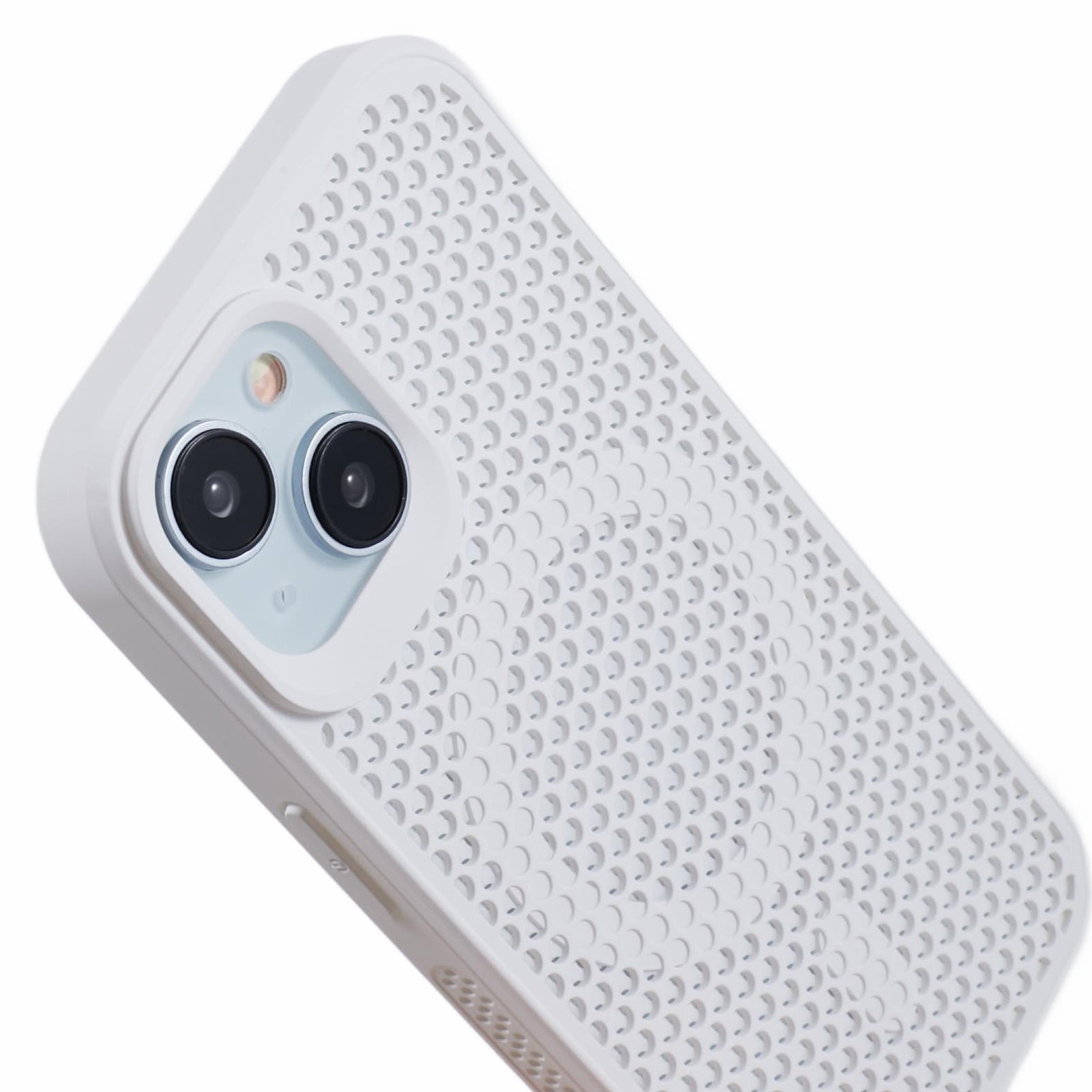 SJ Series for iPhone 13 6.1 inch Cell Phone Cover TPU+Acrylic Magnetic Phone Shell Hollow Heat Dissipation