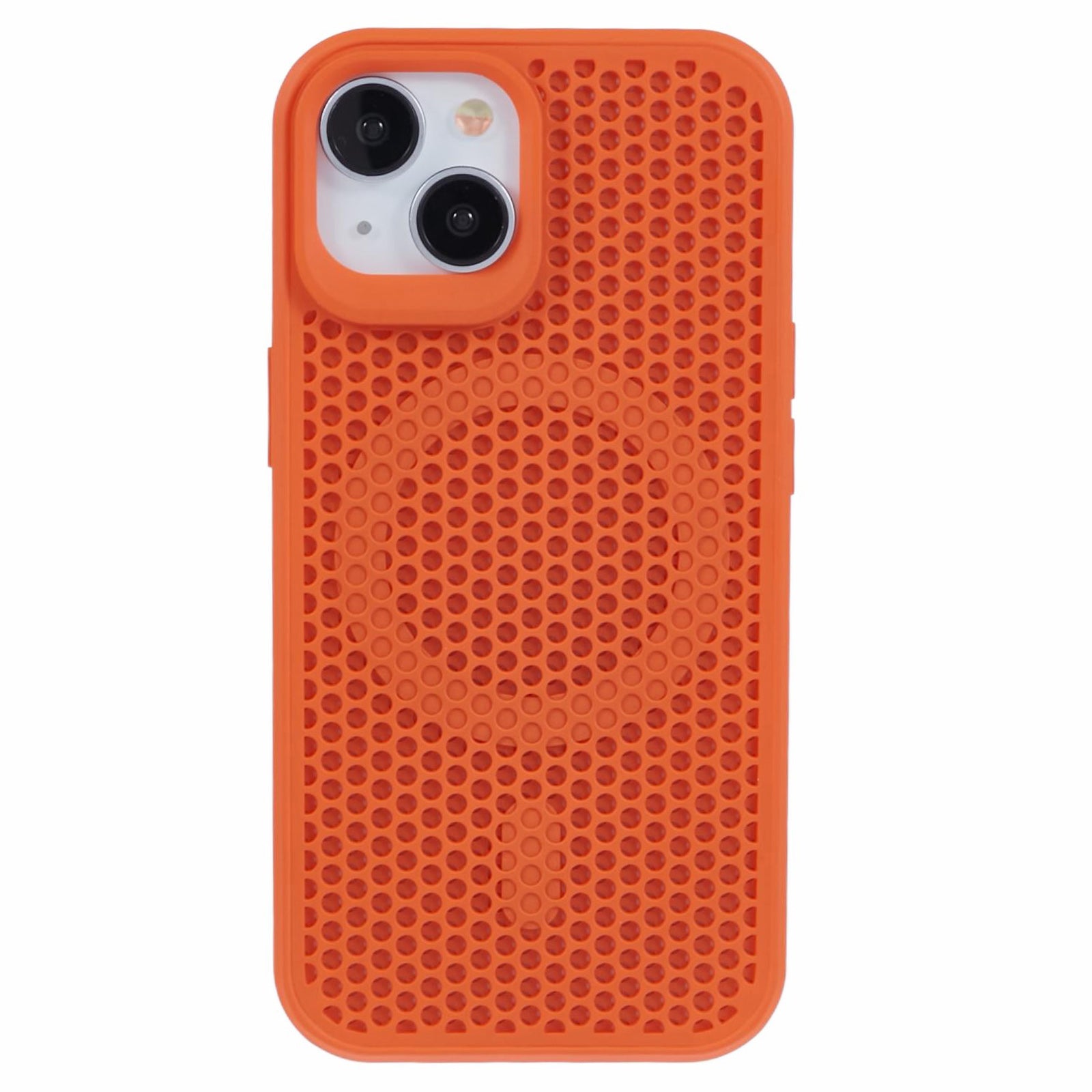 SJ Series for iPhone 13 6.1 inch Cell Phone Cover TPU+Acrylic Magnetic Phone Shell Hollow Heat Dissipation