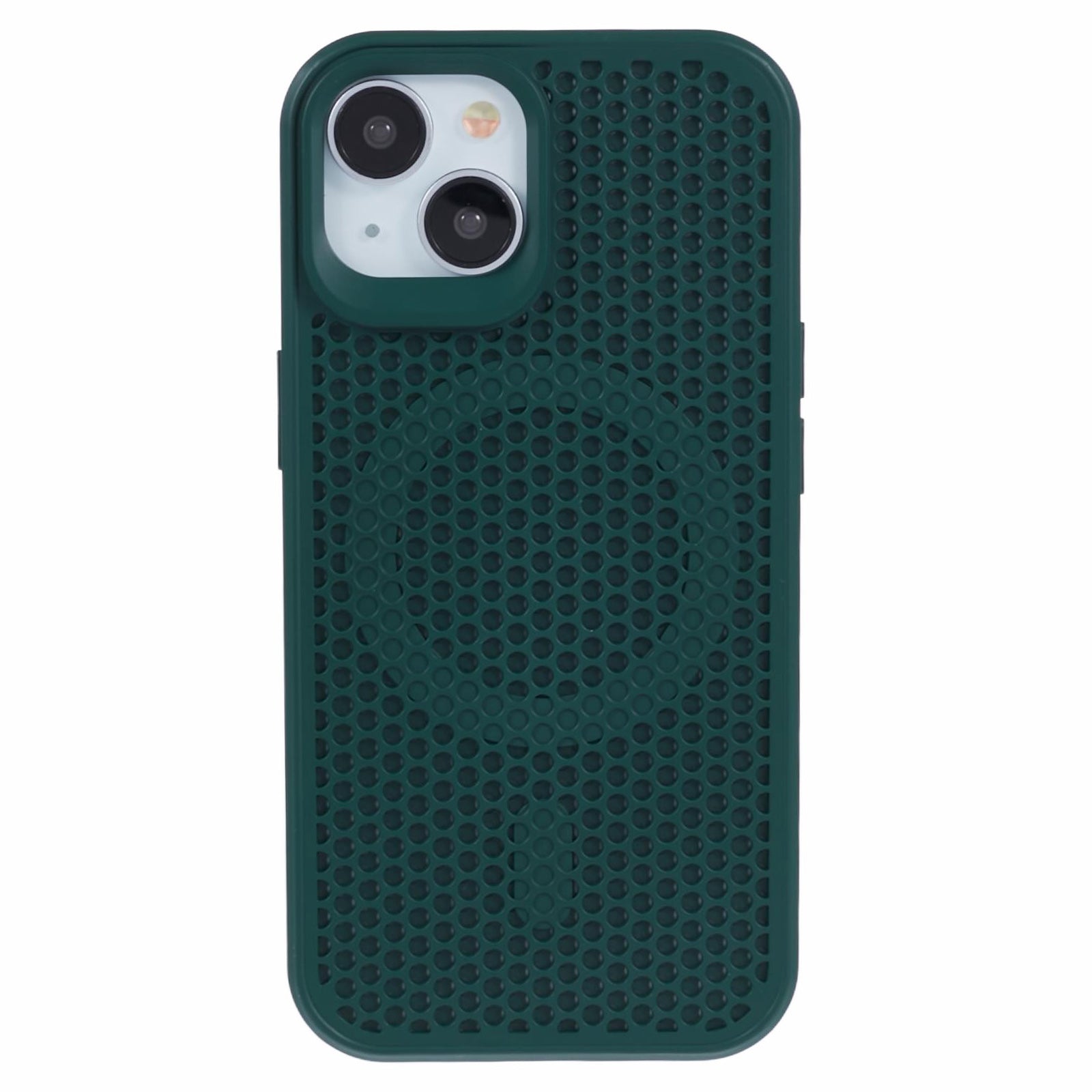 SJ Series for iPhone 13 6.1 inch Cell Phone Cover TPU+Acrylic Magnetic Phone Shell Hollow Heat Dissipation