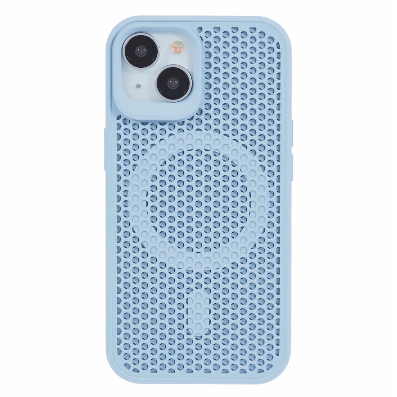 SJ Series for iPhone 13 6.1 inch Cell Phone Cover TPU+Acrylic Magnetic Phone Shell Hollow Heat Dissipation