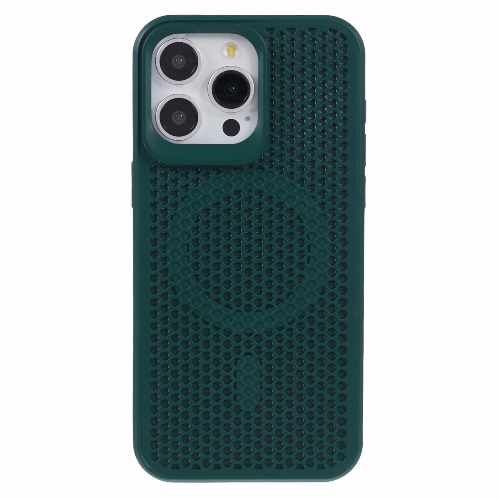 SJ Series for iPhone 12 / 12 Pro Case Magnetic Acrylic+TPU Hollow Breathable Phone Cover