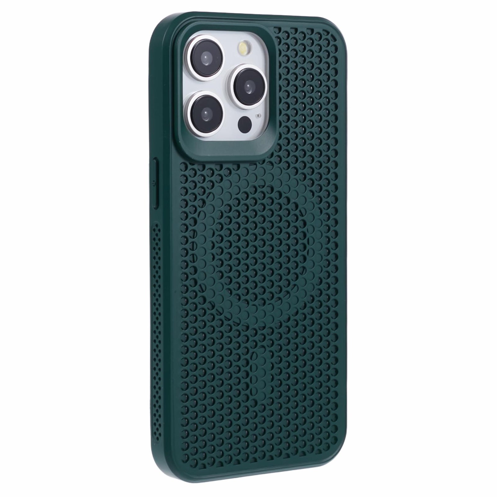 SJ Series for iPhone 12 / 12 Pro Case Magnetic Acrylic+TPU Hollow Breathable Phone Cover