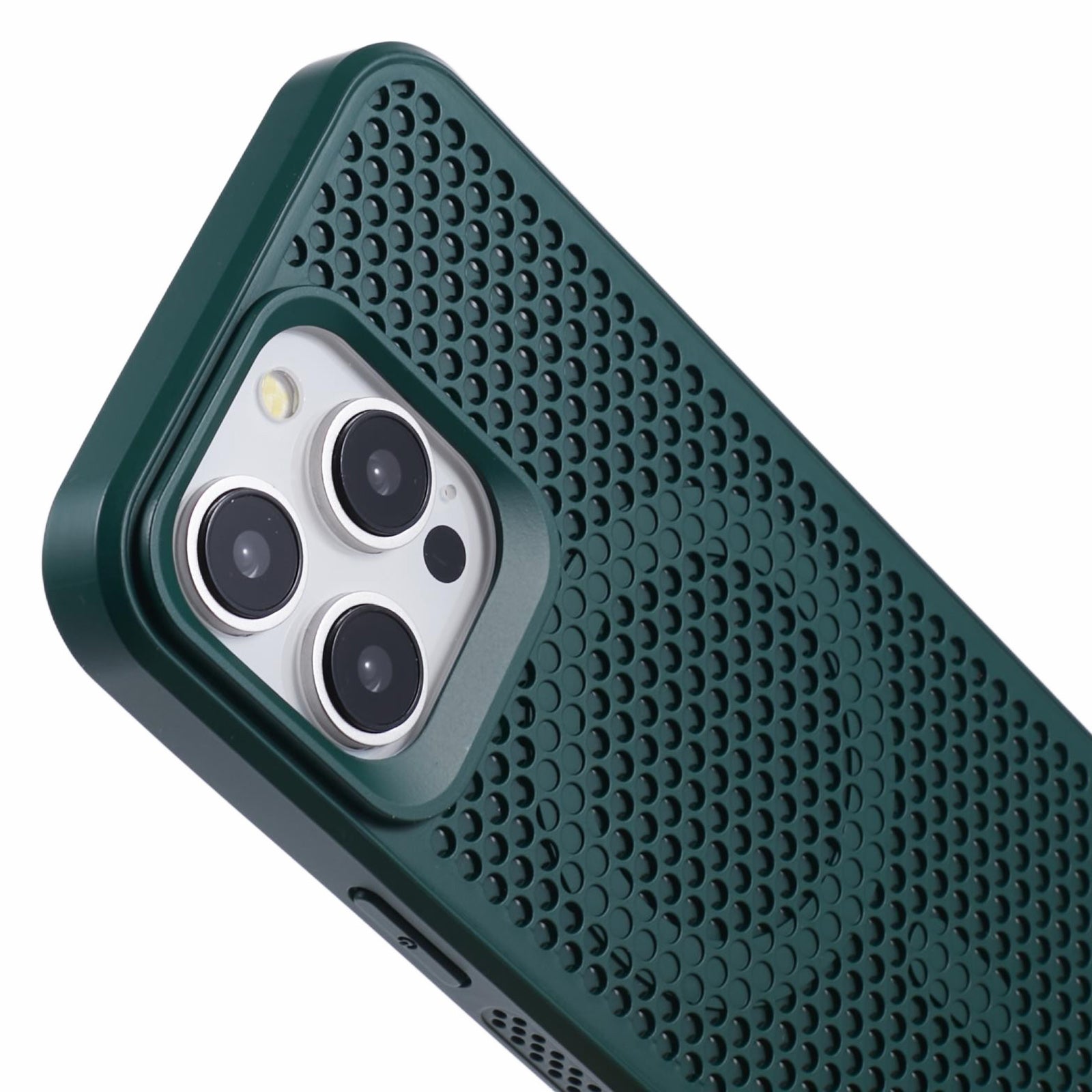 SJ Series for iPhone 12 / 12 Pro Case Magnetic Acrylic+TPU Hollow Breathable Phone Cover