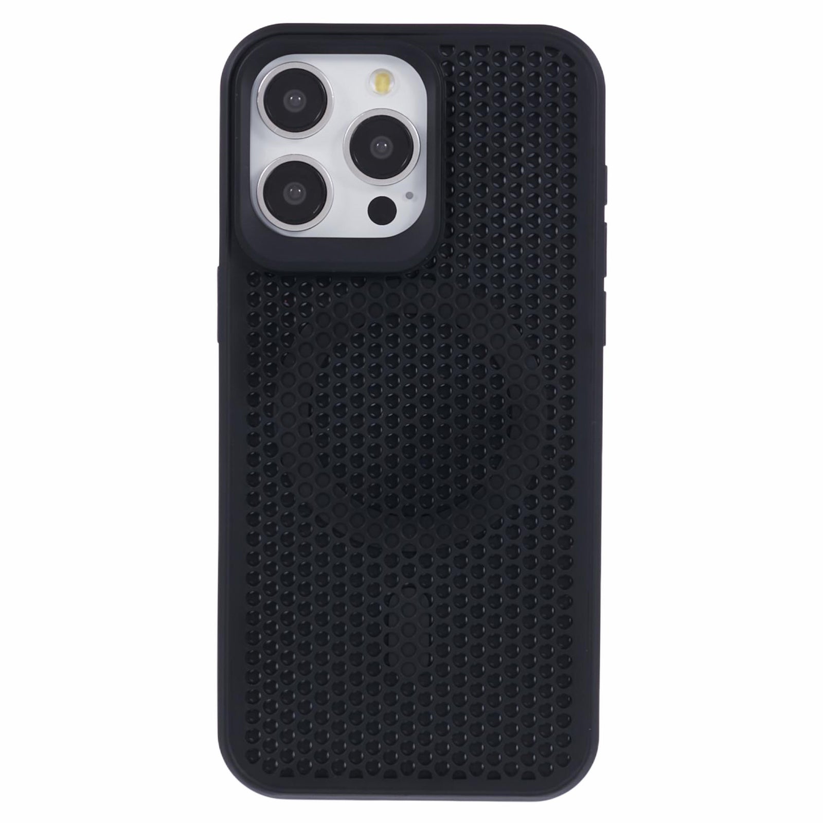 SJ Series for iPhone 12 / 12 Pro Case Magnetic Acrylic+TPU Hollow Breathable Phone Cover