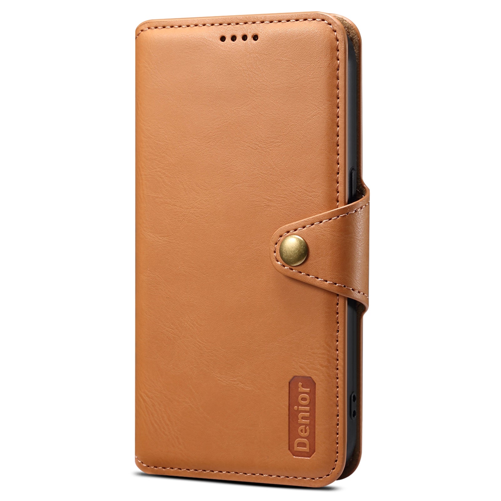 DENIOR For Google Pixel 6 Pro 5G Case Cowhide Texture Stand Shockproof Phone Cover