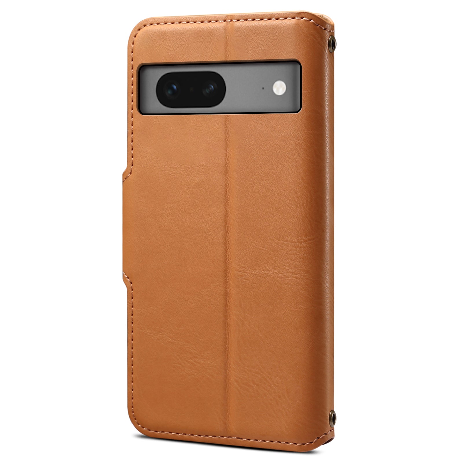 DENIOR For Google Pixel 7 5G Case Cowhide Texture Shockproof Wallet Phone Cover