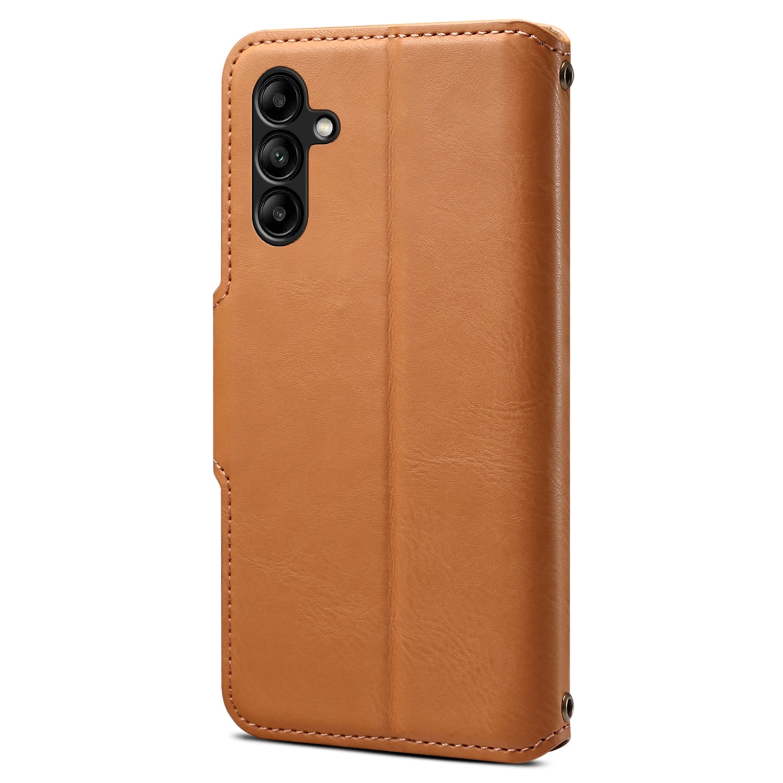 DENIOR For Samsung Galaxy A05s 4G Wallet Phone Case Cowhide Texture Leather Flip Cover
