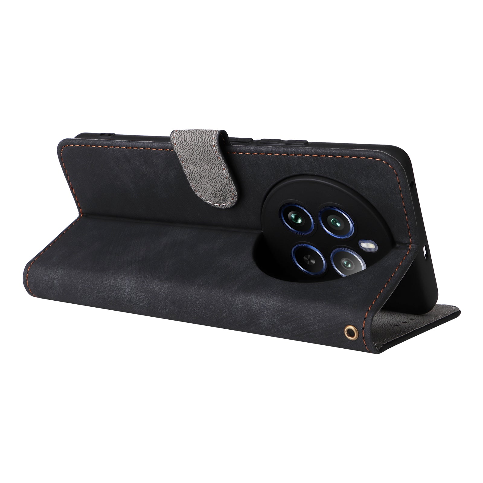 For Realme 12 Pro 5G / 12 Pro+ 5G Case RFID Blocking Leather Flip Phone Cover with Strap