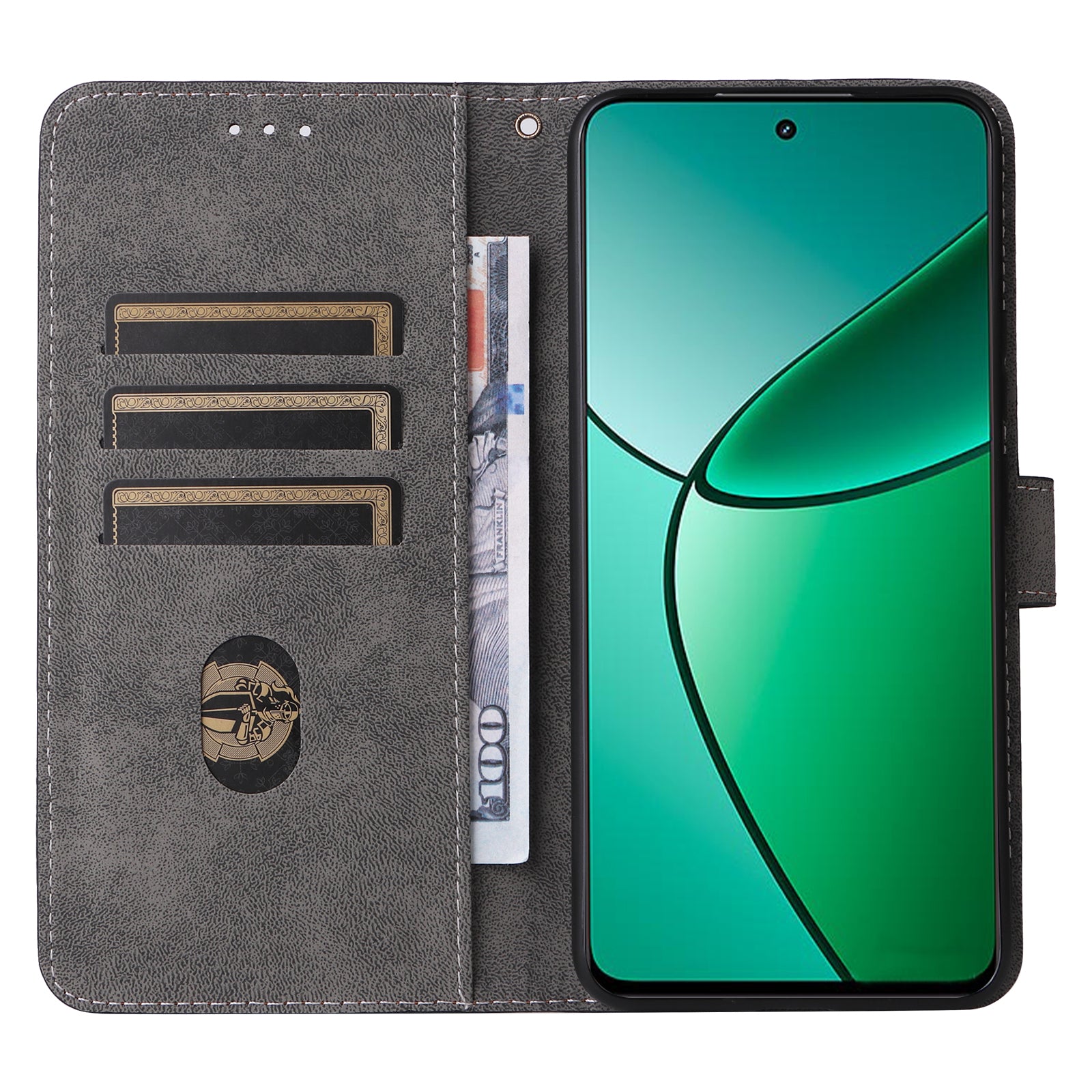 For Realme 12+ 5G / Narzo 70 Pro 5G Wallet Case RFID Blocking TPU Inner Shell Leather Phone Cover