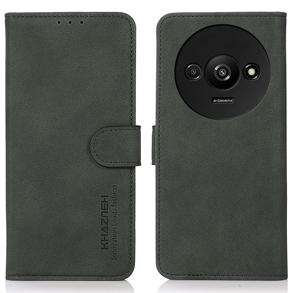 KHAZNEH For Xiaomi Redmi A3 / Poco C61 4G Case Anti-Drop Card Holder Wallet Phone Cover