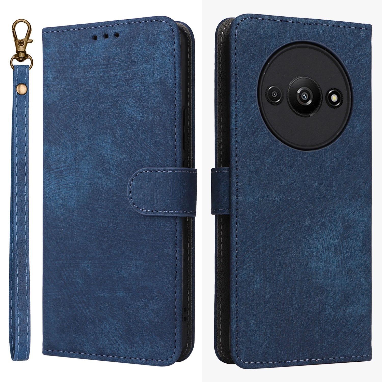 For Xiaomi Redmi A3 / Poco C61 4G Case RFID Blocking Wallet PU Leather Stand Phone Cover