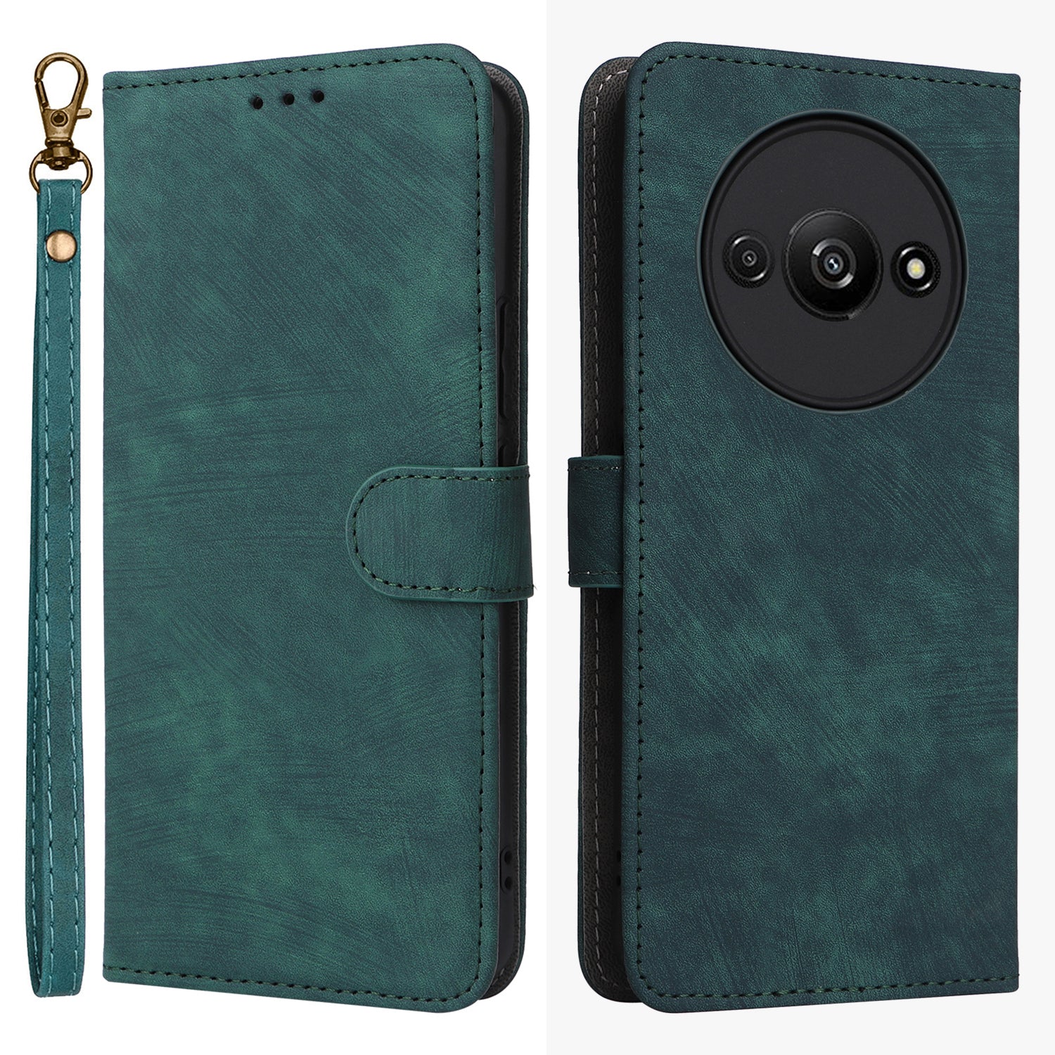 For Xiaomi Redmi A3 / Poco C61 4G Case RFID Blocking Wallet PU Leather Stand Phone Cover