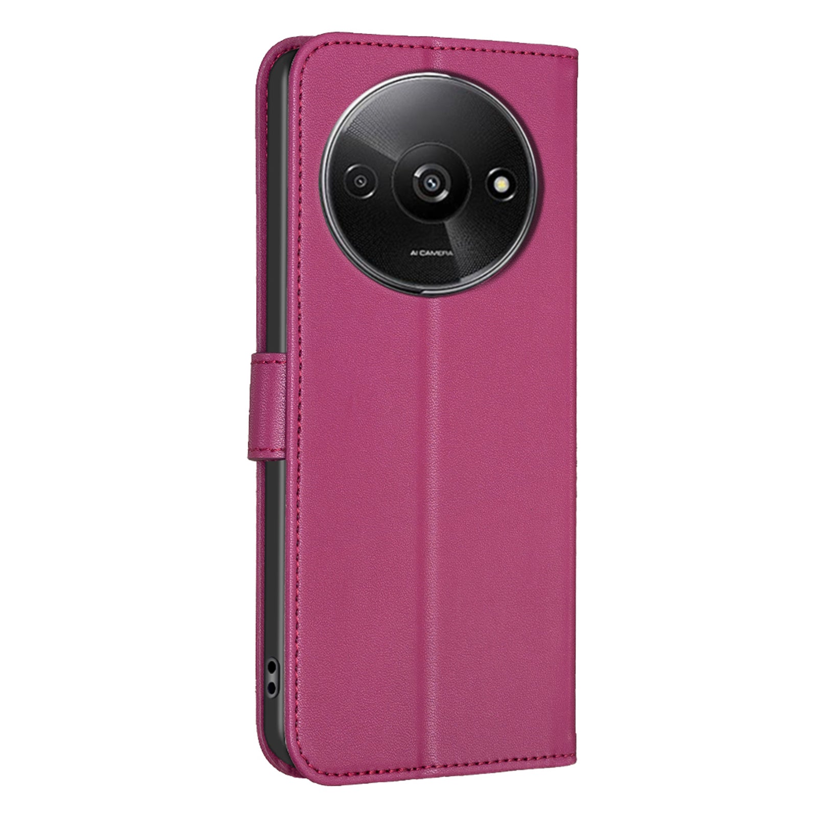 For Xiaomi Redmi A3 / Poco C61 4G Case Lucky Clover Leather Flip Phone Cover