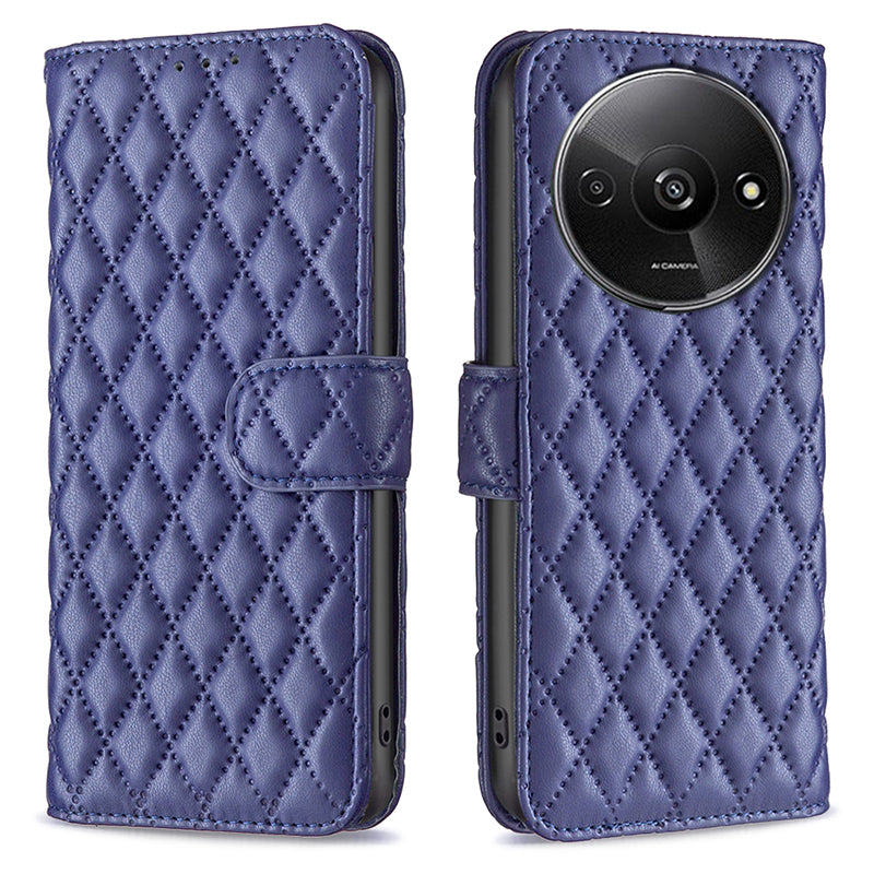 BINFEN COLOR BF Style-14 For Xiaomi Redmi A3 / Poco C61 4G Case TPU Inner Shell Leather Phone Cover