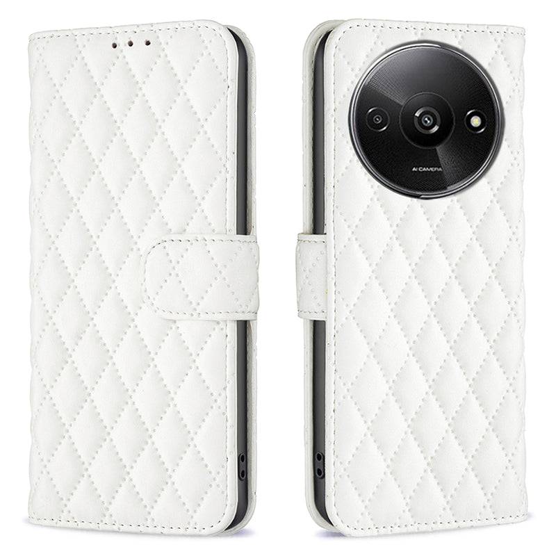 BINFEN COLOR BF Style-14 For Xiaomi Redmi A3 / Poco C61 4G Case TPU Inner Shell Leather Phone Cover