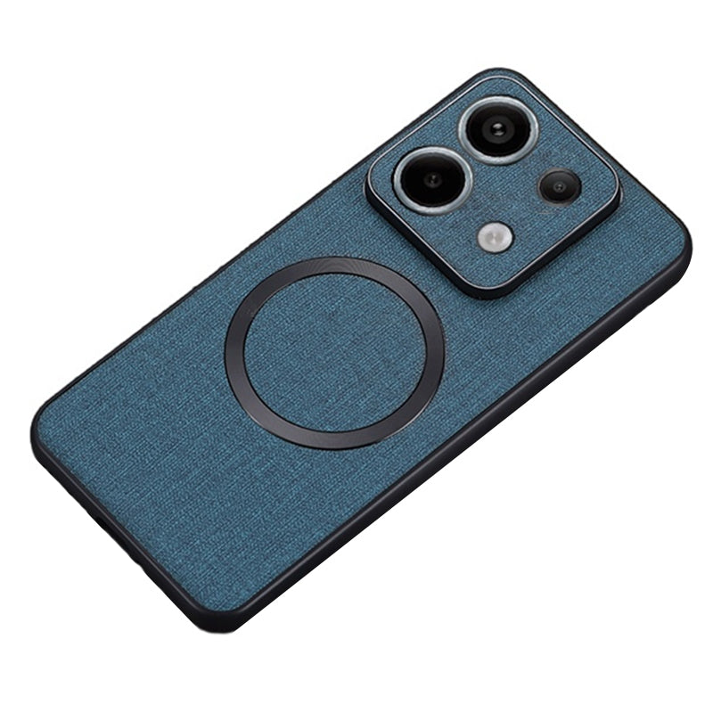 For Xiaomi Redmi Note 13 Pro 5G / Poco X6 5G Cell Phone Case Cloth Texture Cover Compatible with MagSafe