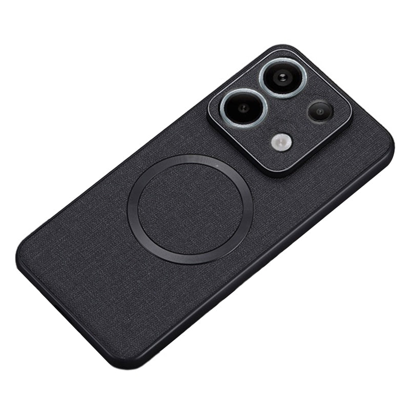 For Xiaomi Redmi Note 13 Pro 5G / Poco X6 5G Cell Phone Case Cloth Texture Cover Compatible with MagSafe