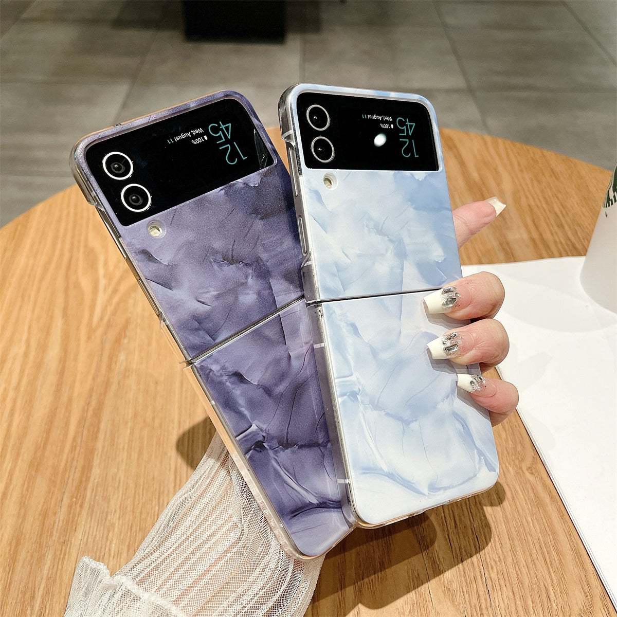 Rococo Series for Samsung Galaxy Z Flip3 5G Case Hard PC Protective Phone Cover