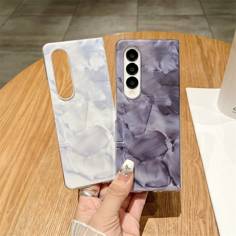 For Samsung Galaxy Z Fold3 5G Cell Phone Case Bump Proof Hard PC Rococo Style Cover