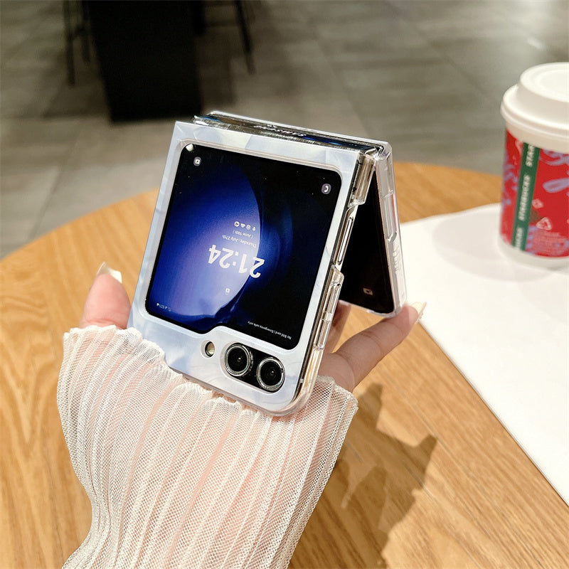 For Samsung Galaxy Z Flip5 5G Cell Phone Case Rococo Art Style Drop-resistant PC Shell