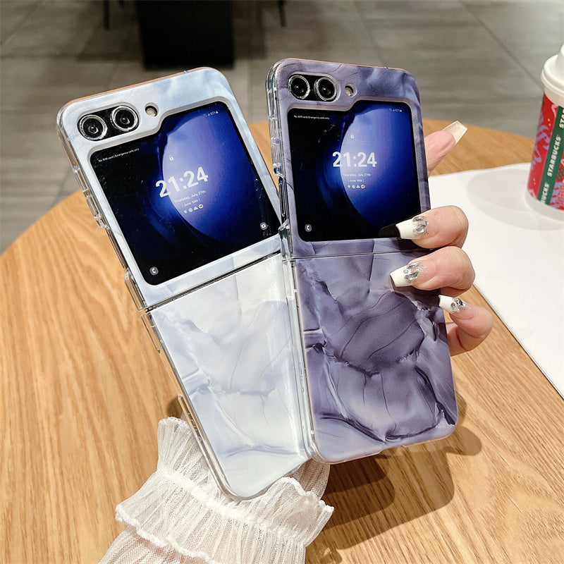 For Samsung Galaxy Z Flip5 5G Cell Phone Case Rococo Art Style Drop-resistant PC Shell