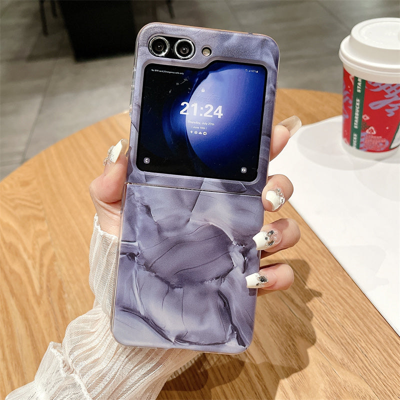 For Samsung Galaxy Z Flip5 5G Cell Phone Case Rococo Art Style Drop-resistant PC Shell